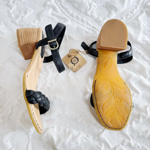 Born Simone Natural Leather Sandals Size 8 New - Picture 6 of 6